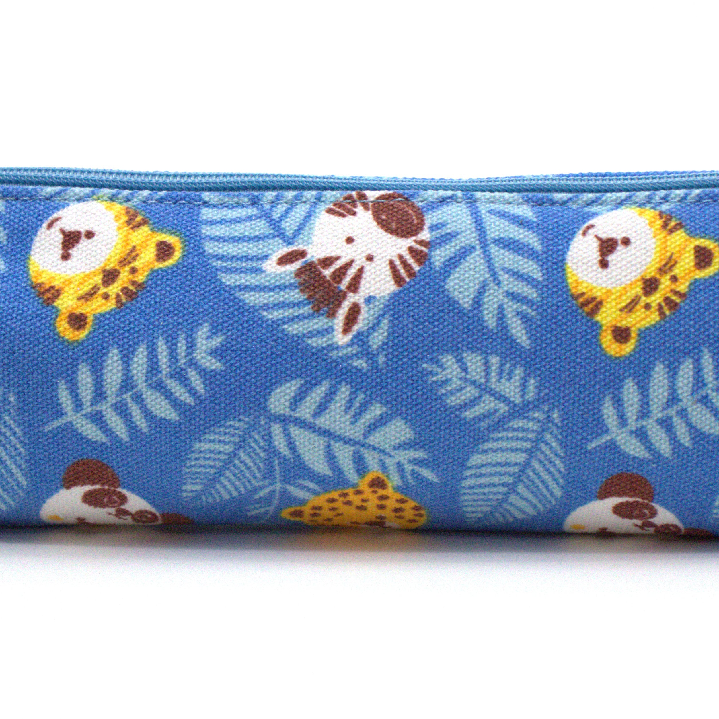 Trousse bleue - Gamme Jungle Carnival - Bleu - Yuko B.