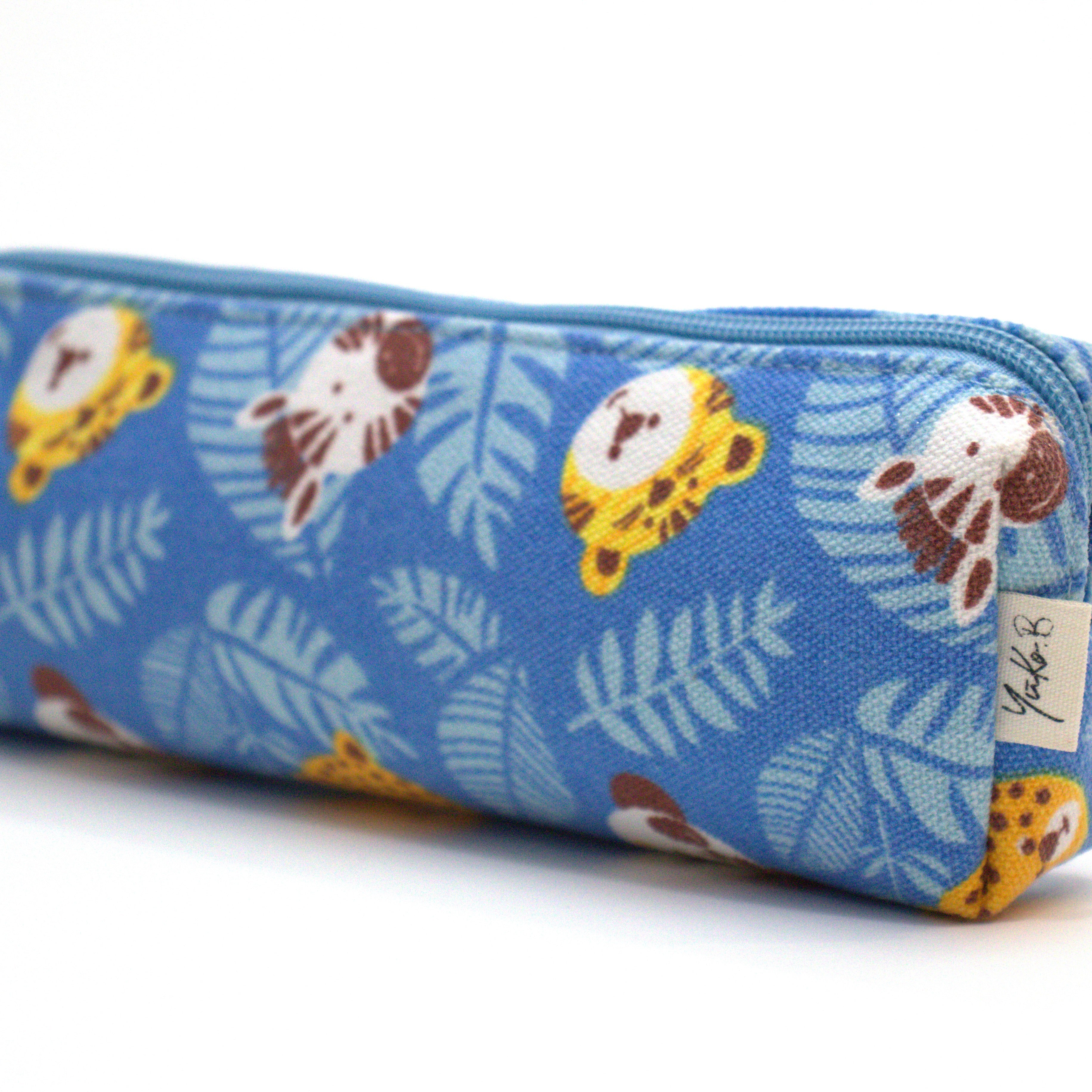 Trousse bleue - Gamme Jungle Carnival - Bleu - Yuko B.