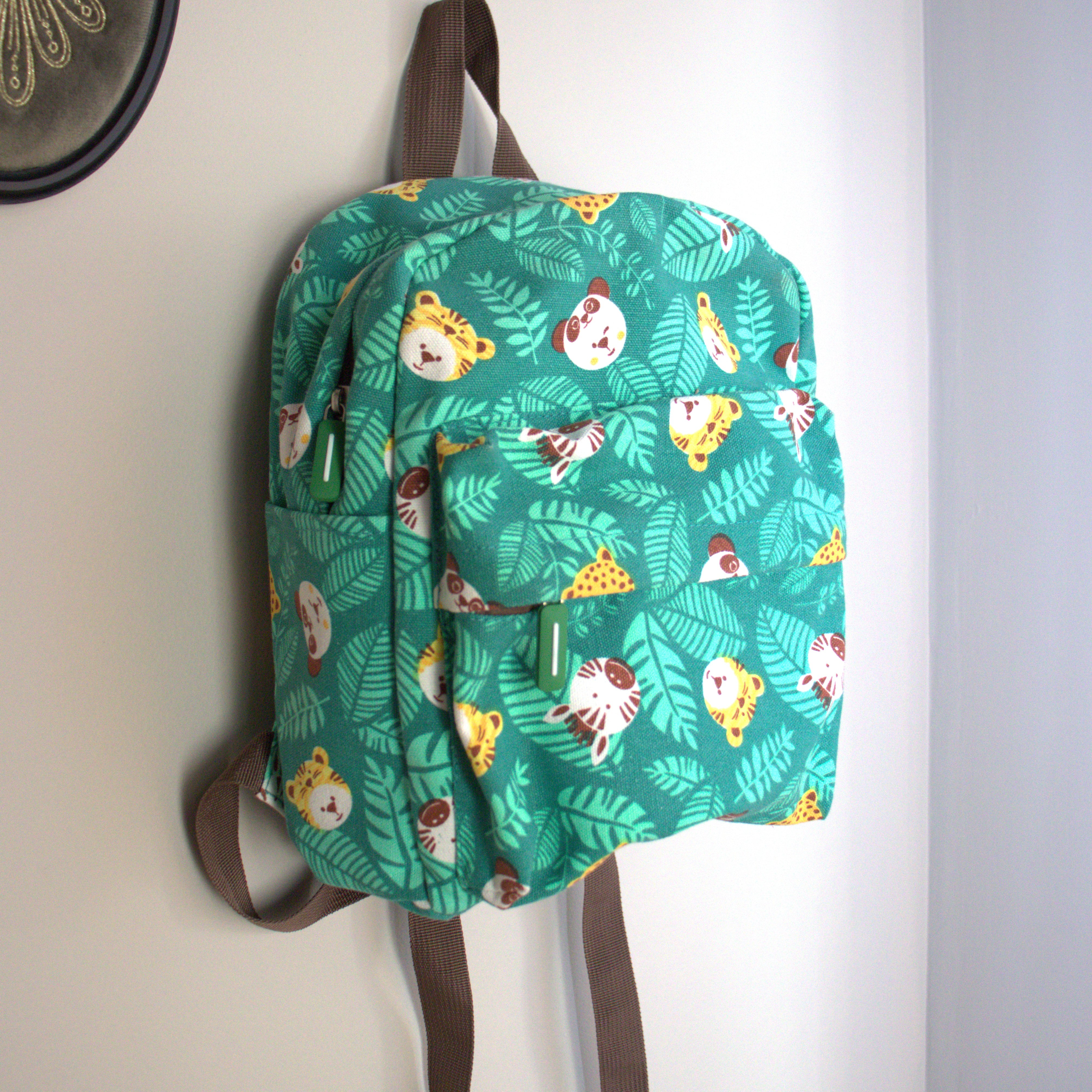 Sac à dos mode pour enfant - Jungle Carnival - Vert - Yuko B.