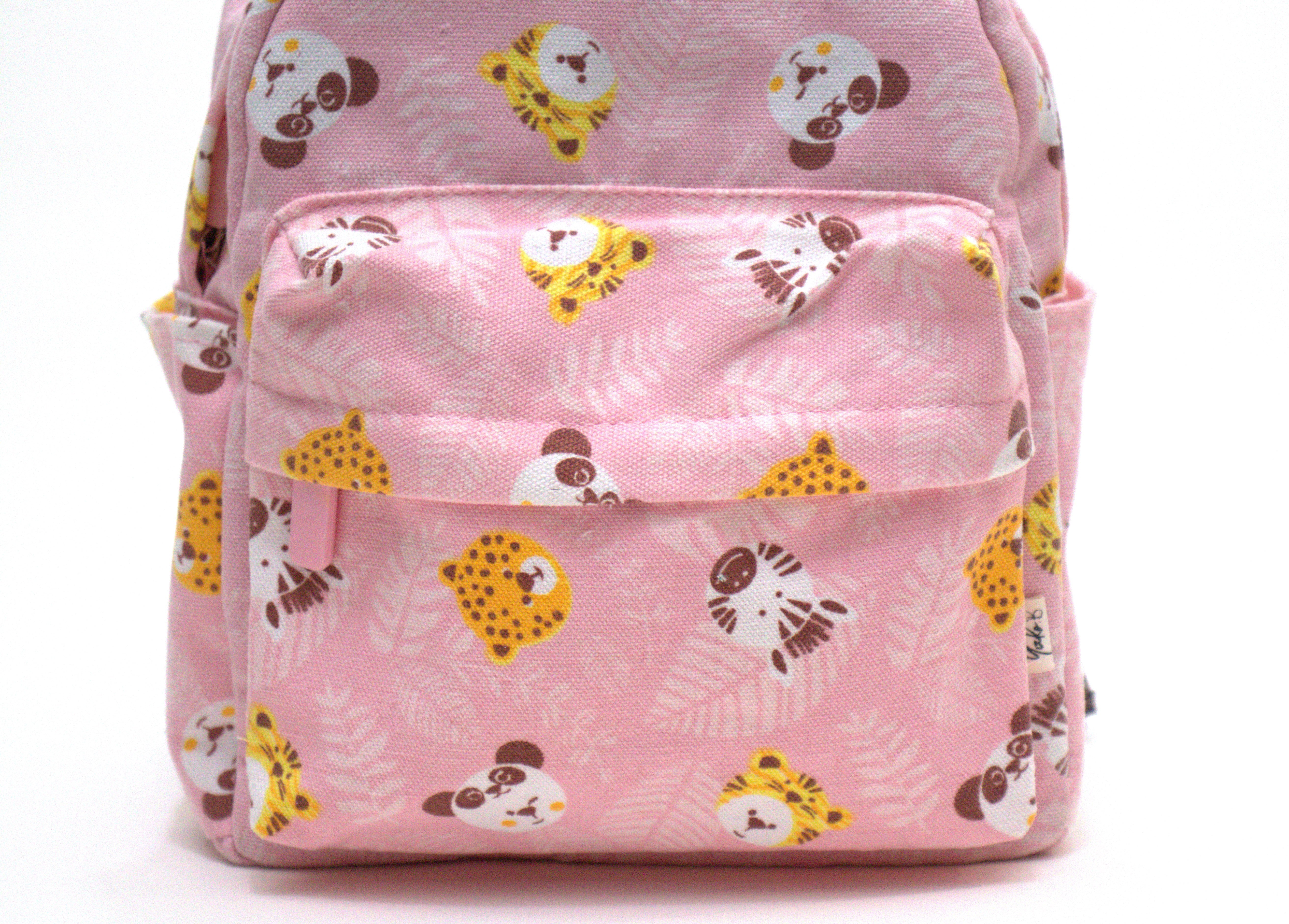 Sac à dos mode pour enfant - Jungle Carnival Rose - Yuko B.