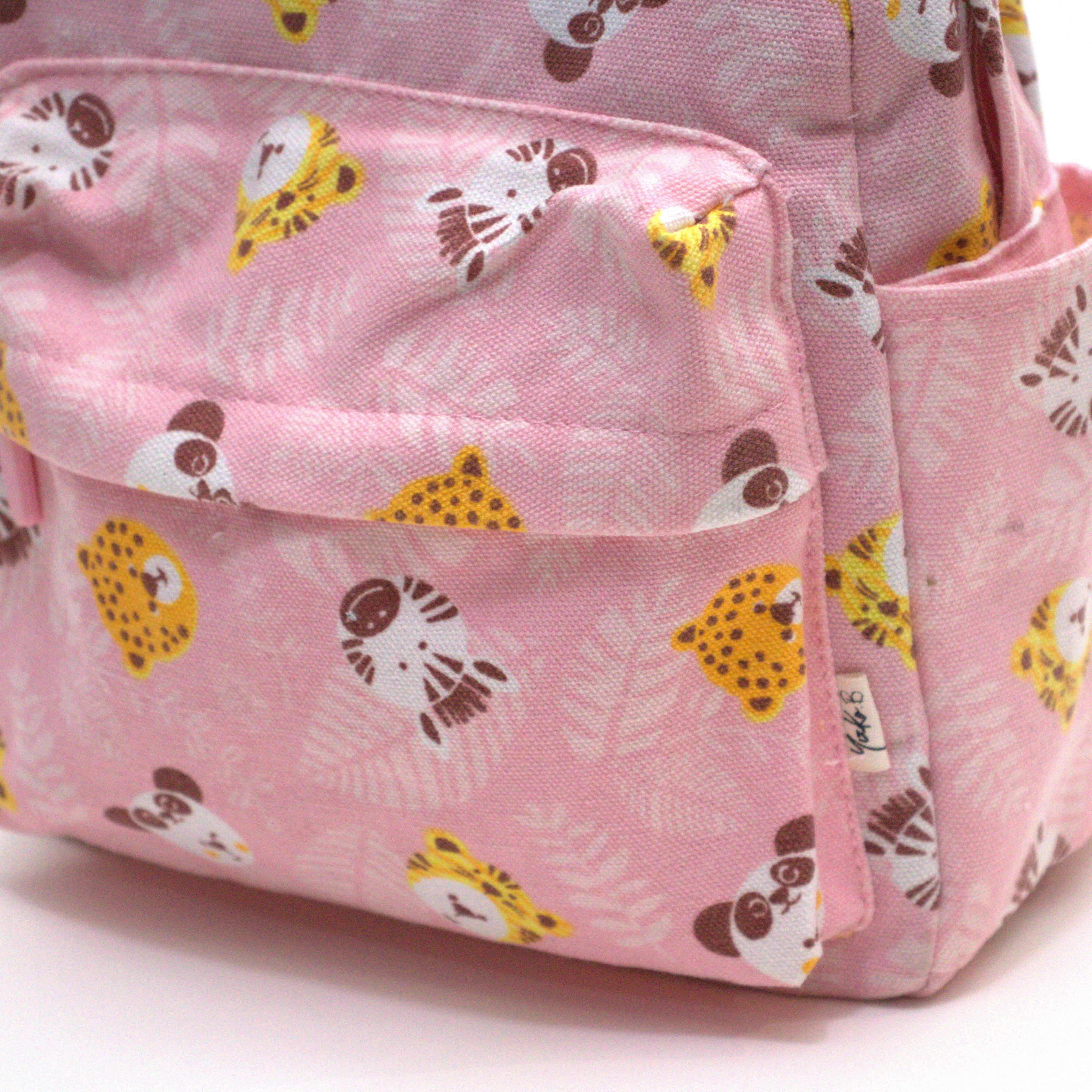 Sac à dos mode pour enfant - Jungle Carnival Rose - Yuko B.