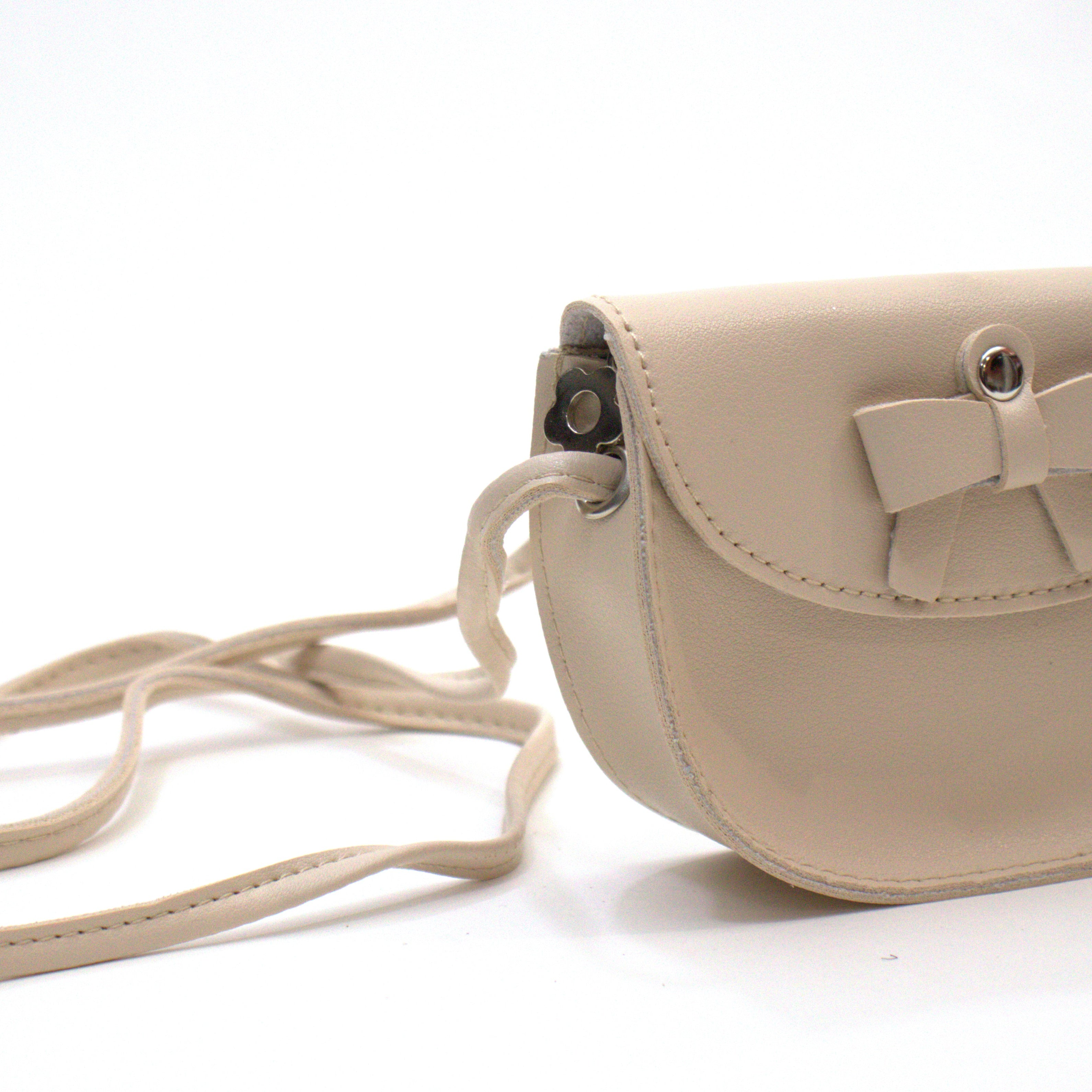 Sac bandoulière enfant - Louise Beige - Yuko B.
