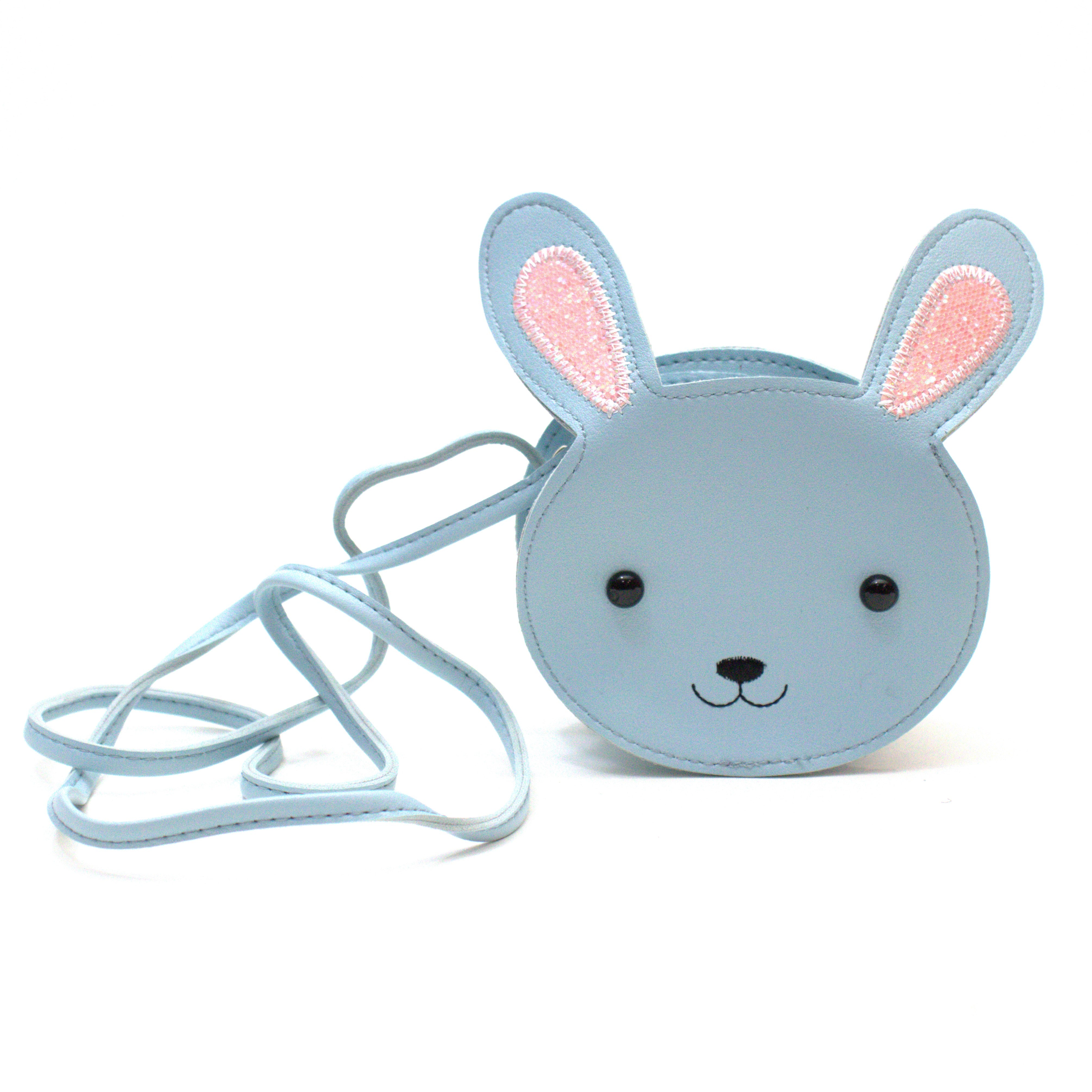 Sac bandoulière enfant - Min le petit lapin Bleu - Yuko B.
