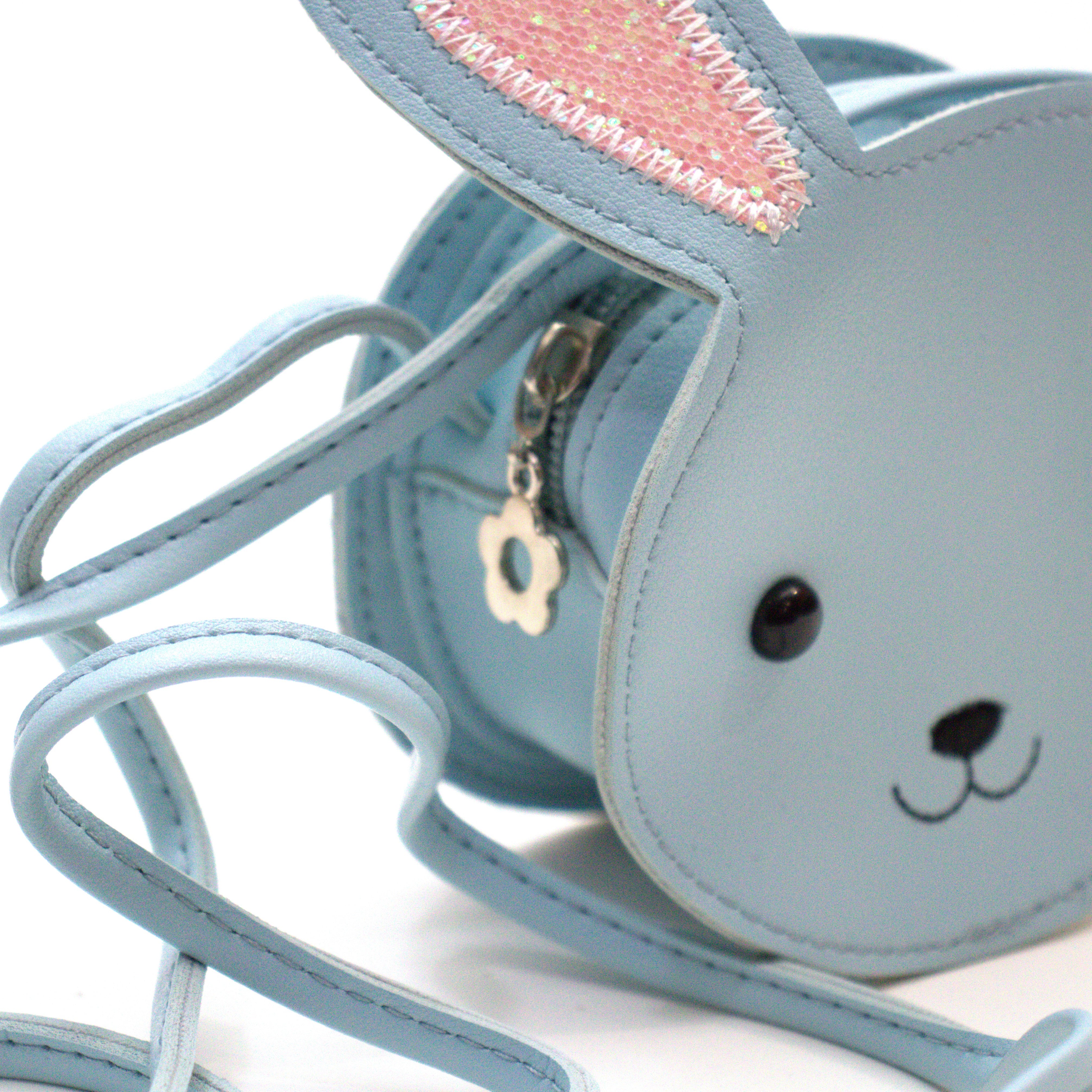 Sac bandoulière enfant - Min le petit lapin Bleu - Yuko B.