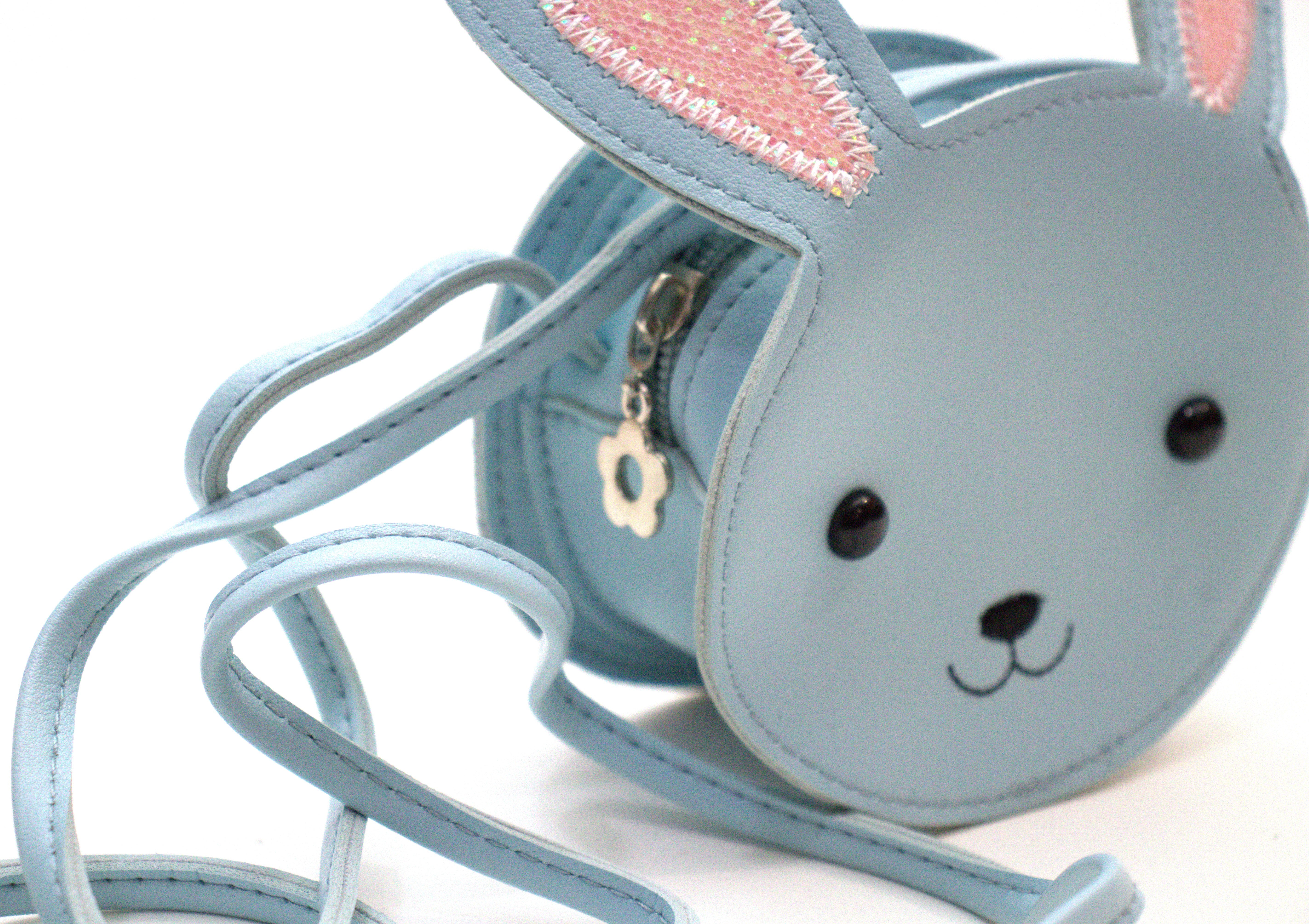 Sac bandoulière enfant - Min le petit lapin Bleu - Yuko B.