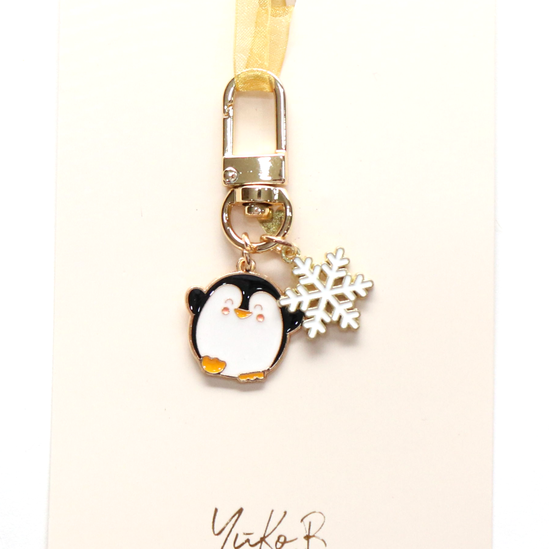 Bijou de sac - porte clés - Miyu le petit pinguin - Yuko B.