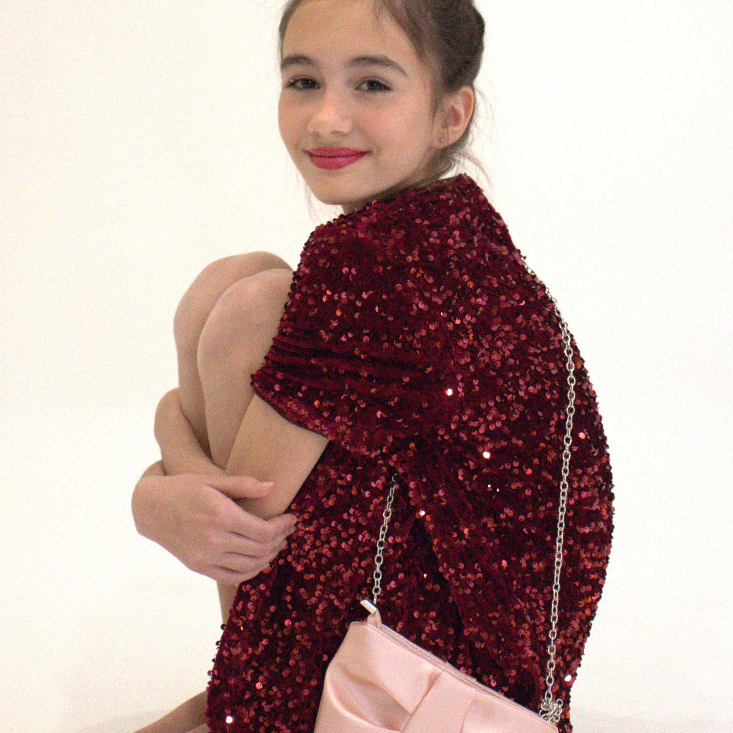 Sac bandoulière enfant - Moon - Rose doux - Yuko B.