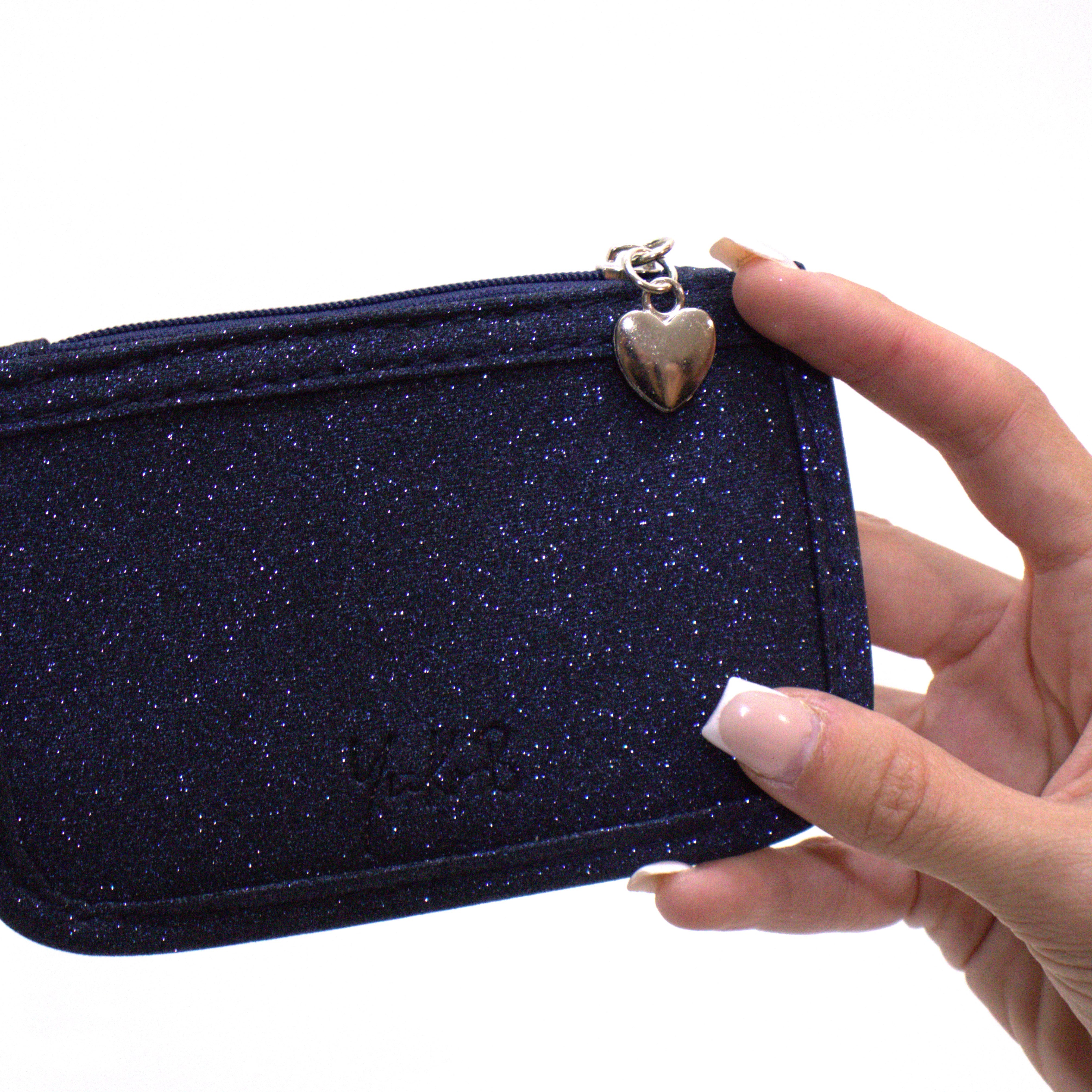 Moon - Porte monnaie pailleté - Marine - Yuko B.