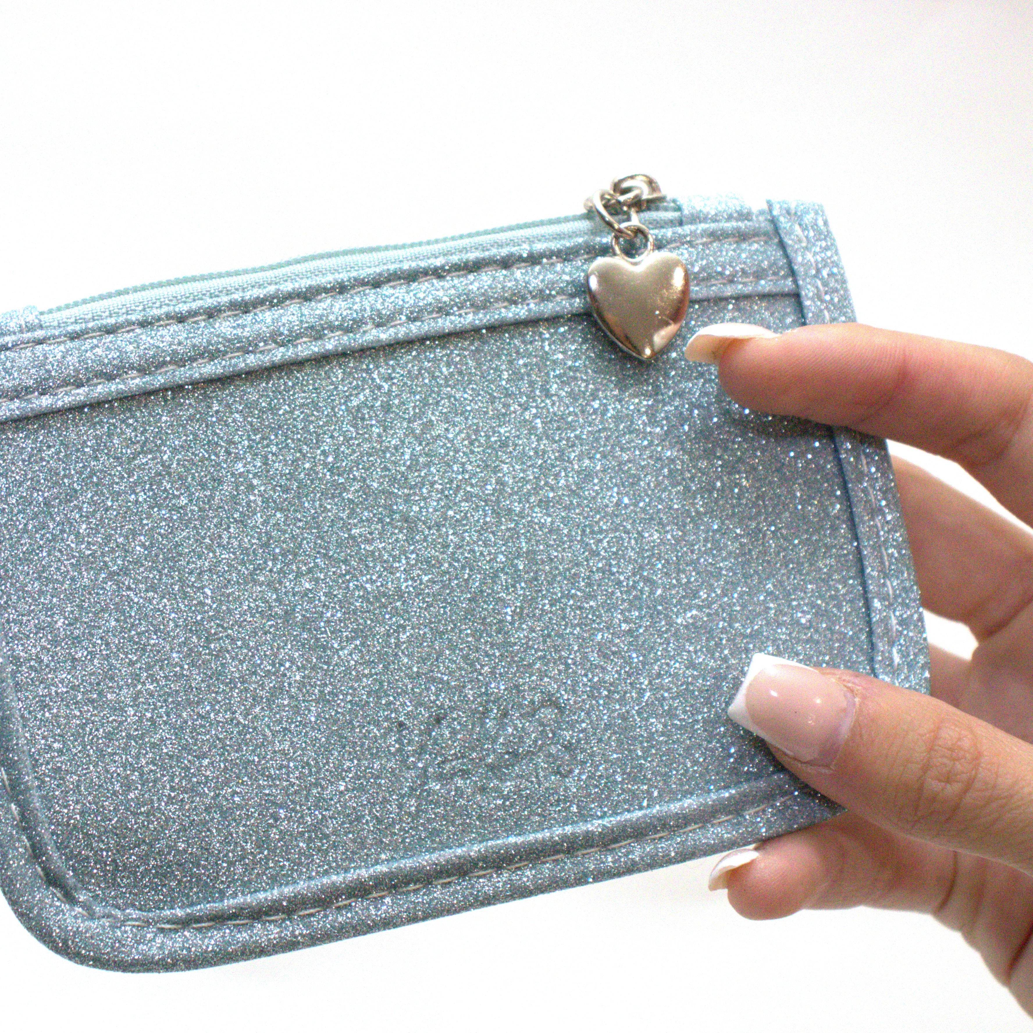 Moon - Porte monnaie pailleté - Menthe - Yuko B.