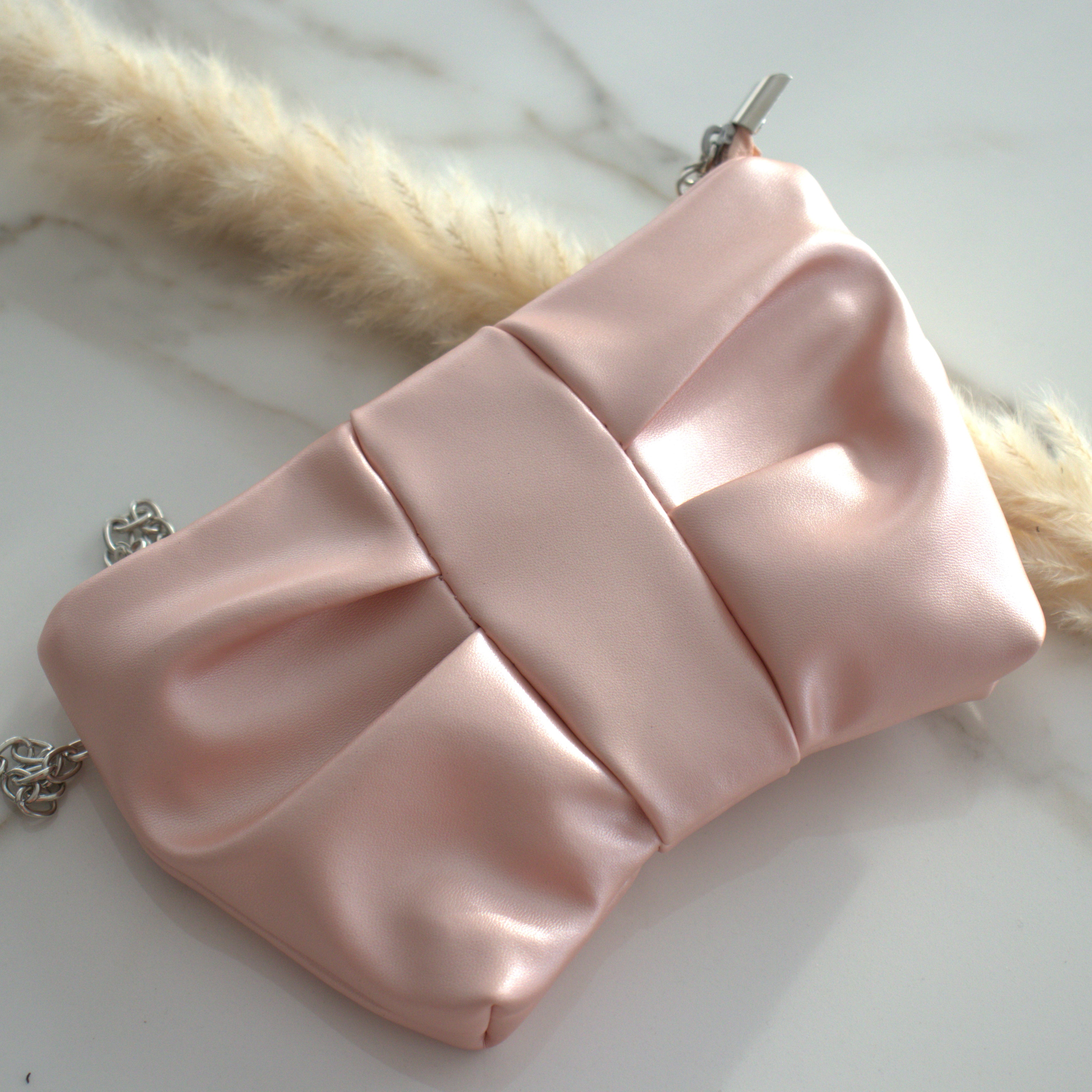 Sac bandoulière enfant - Moon - Rose doux - Yuko B.