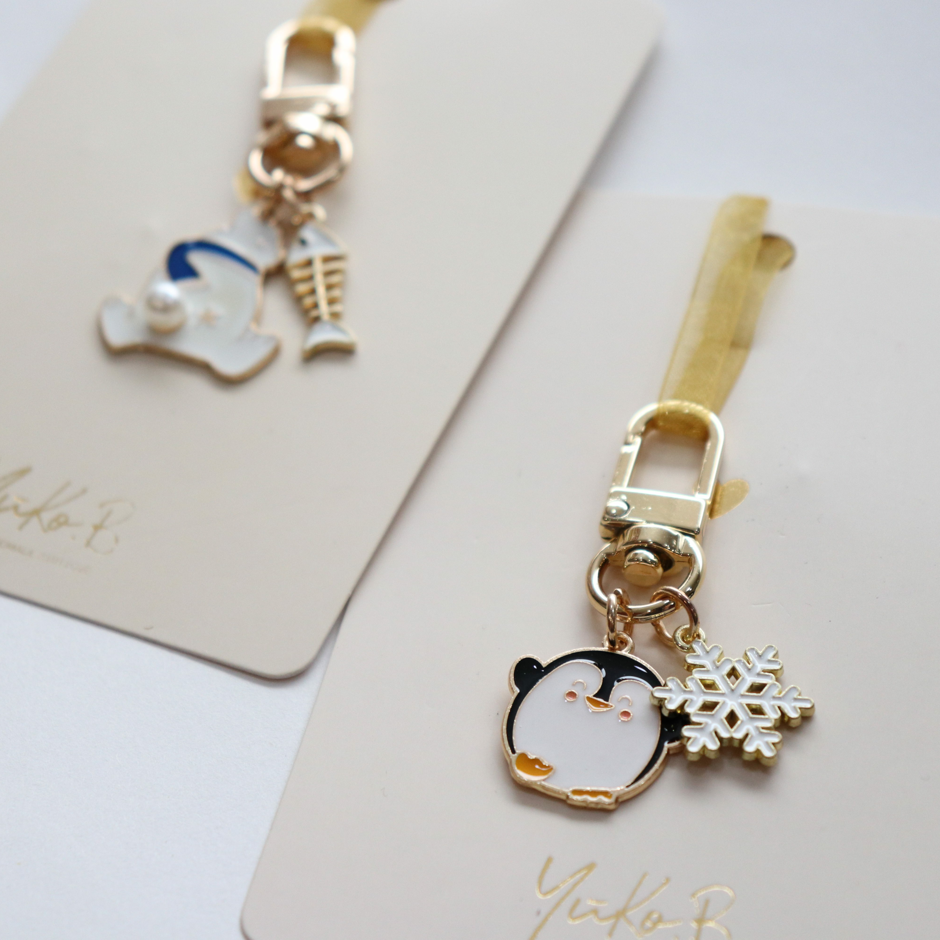 Bijou de sac - porte clés - Ours Polaire - Yuko B.