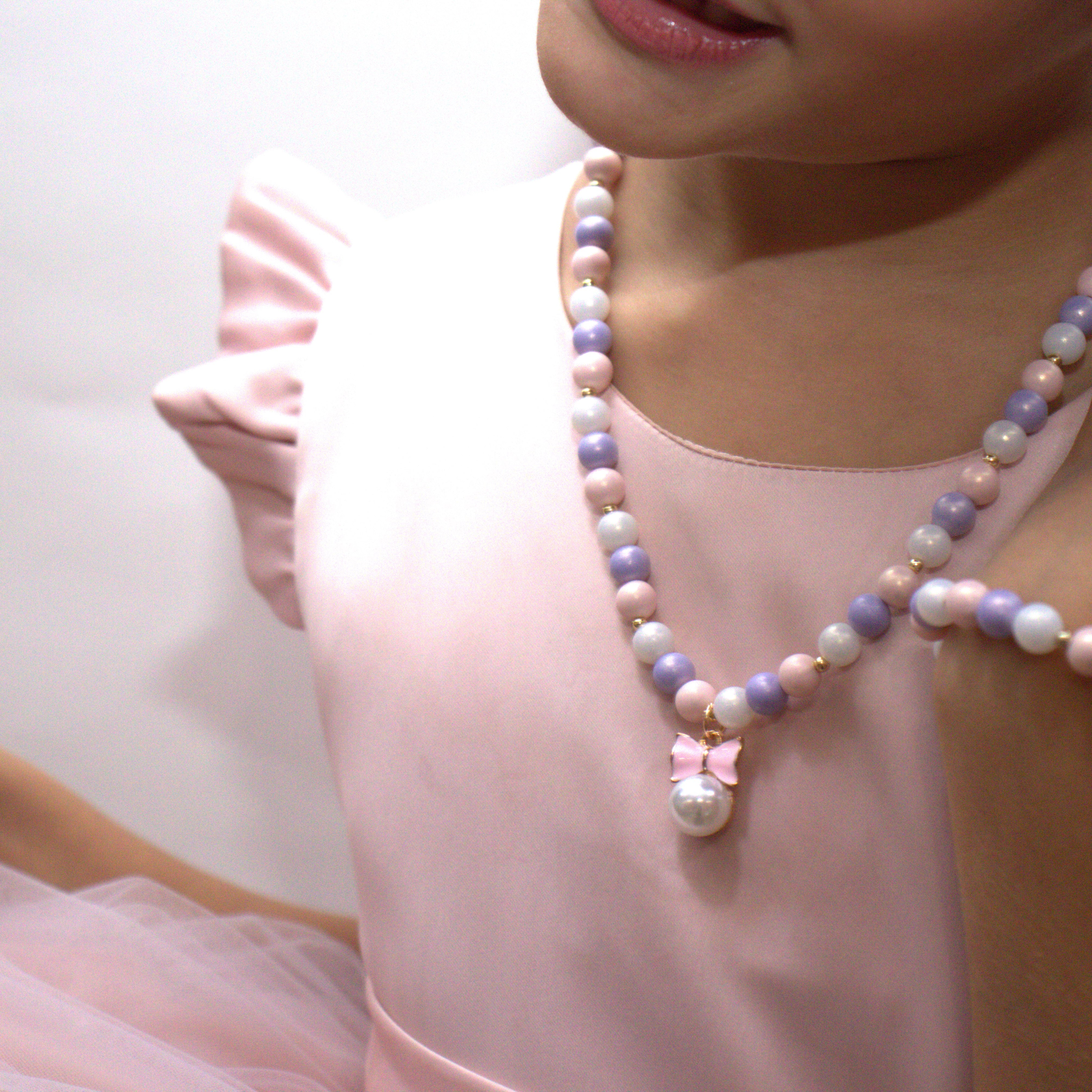 Coffret Princesse Rose - Parure Collier + bracelet - Yuko B.