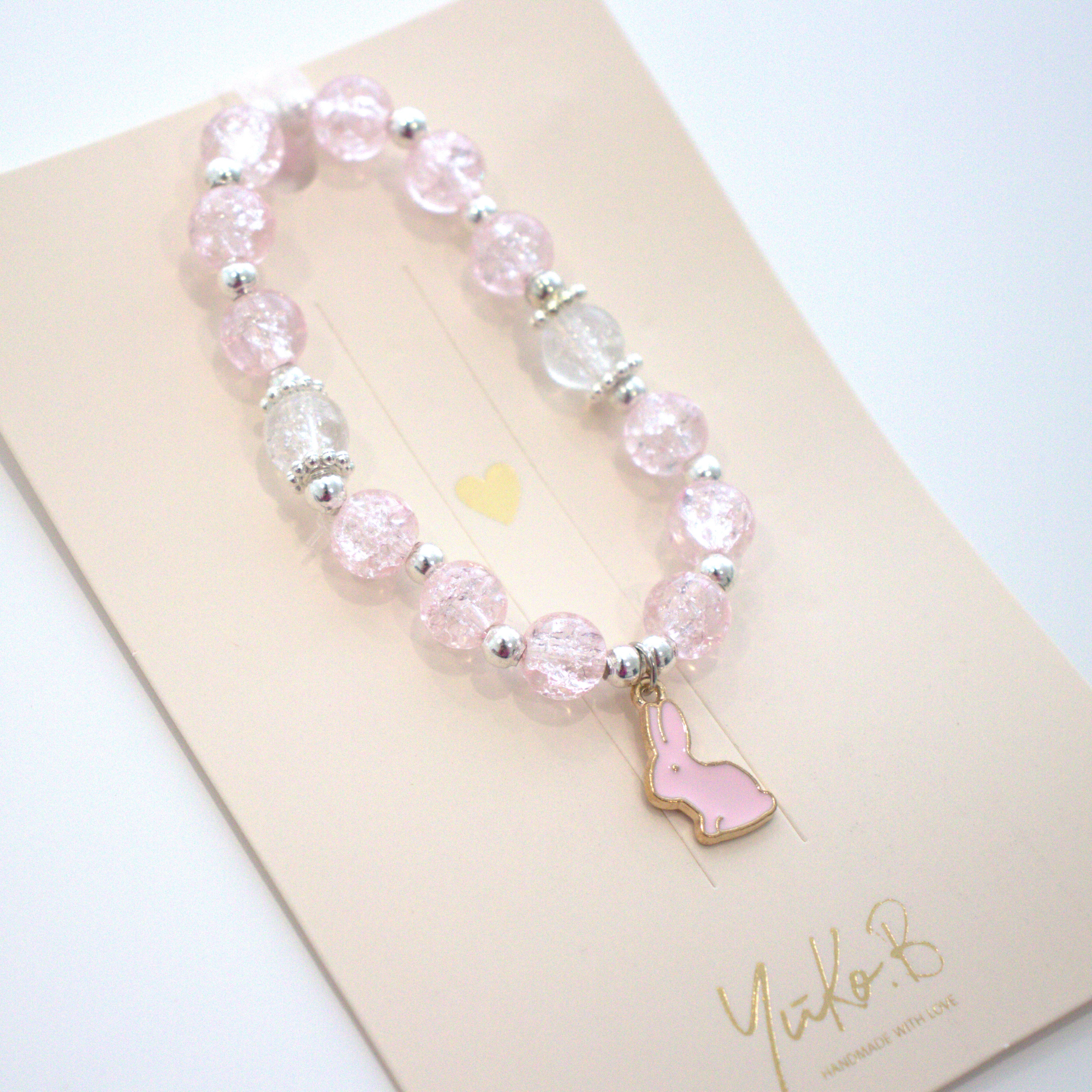 Bracelet de perles - Lapin - Yuko B.