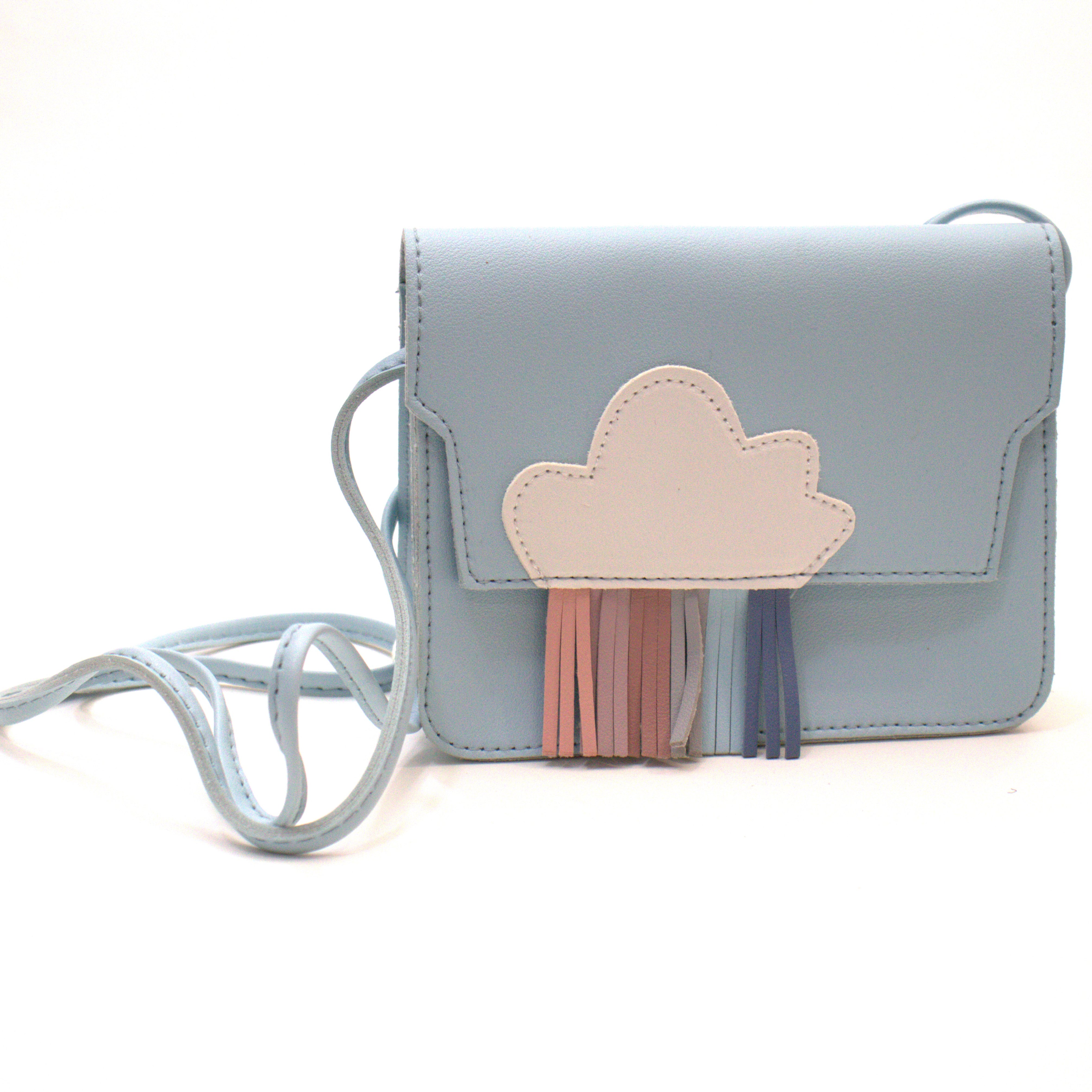 Sac bandoulière enfant - Rainbow Bleu - Yuko B.