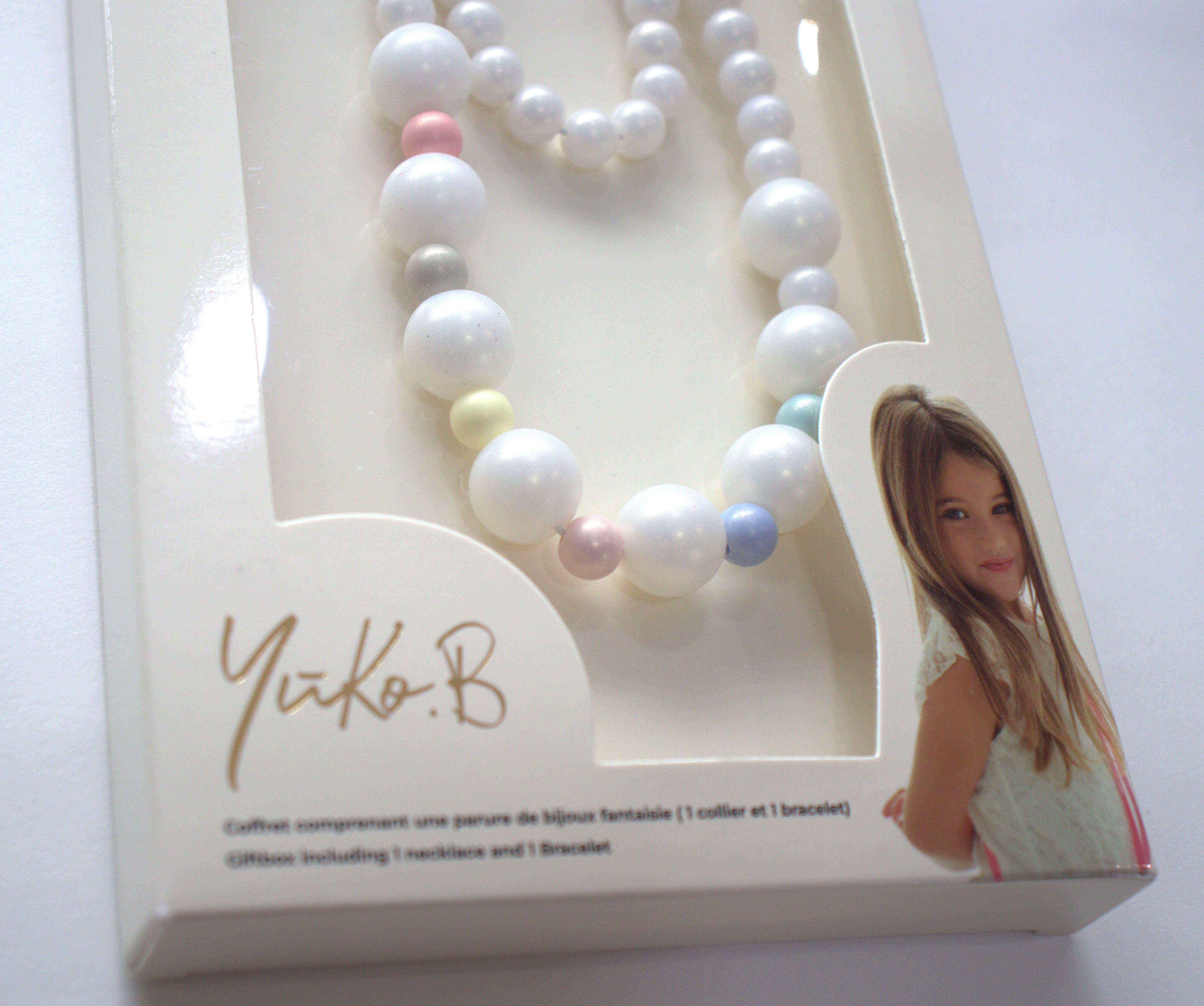 Coffret Tara - blanc - Parure Collier + bracelet - Yuko B.