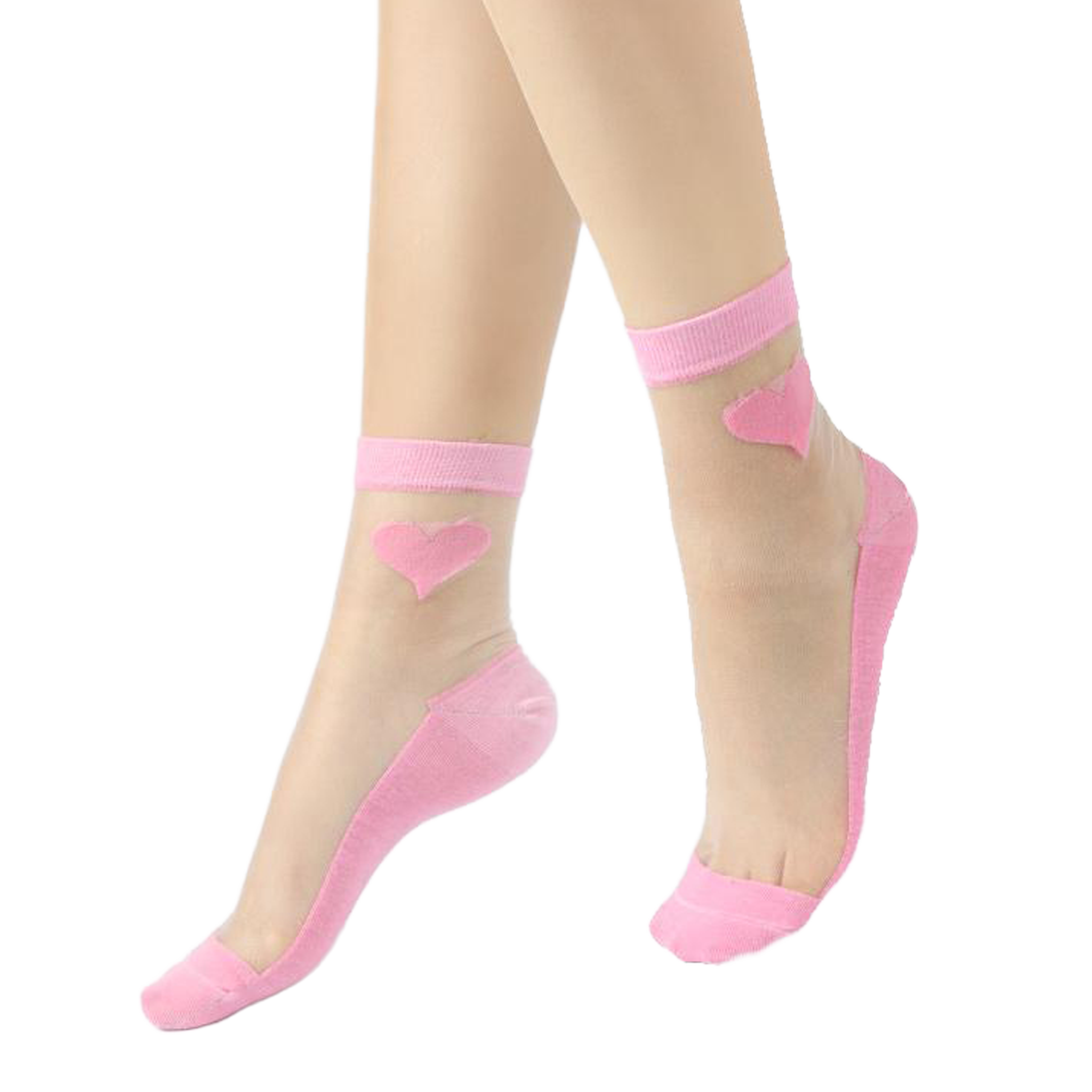 Chaussettes en voile resistant - Amour — Yuko B.