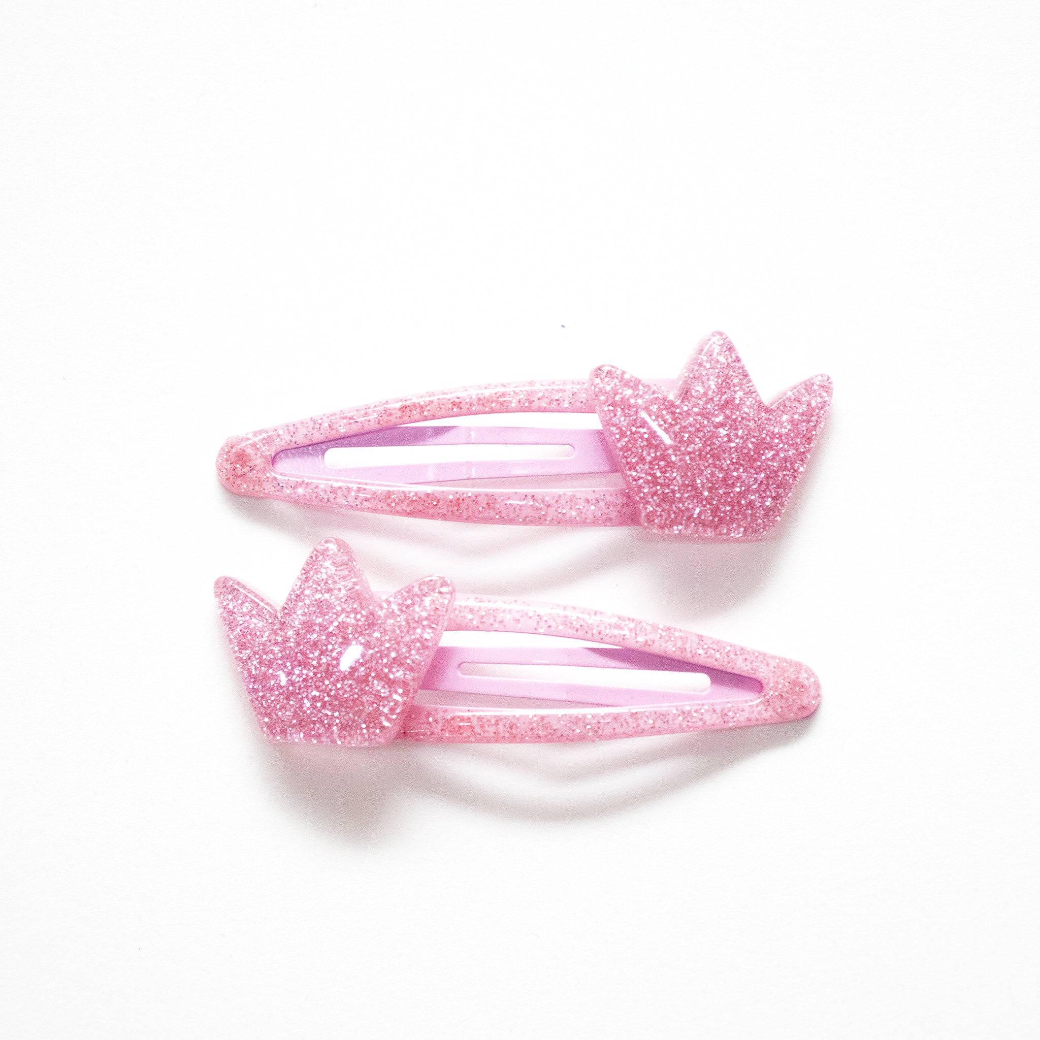 Duo Barrettes Premium Enfant - Sparkle Royal Pink — accessoire enfant Yuko B.