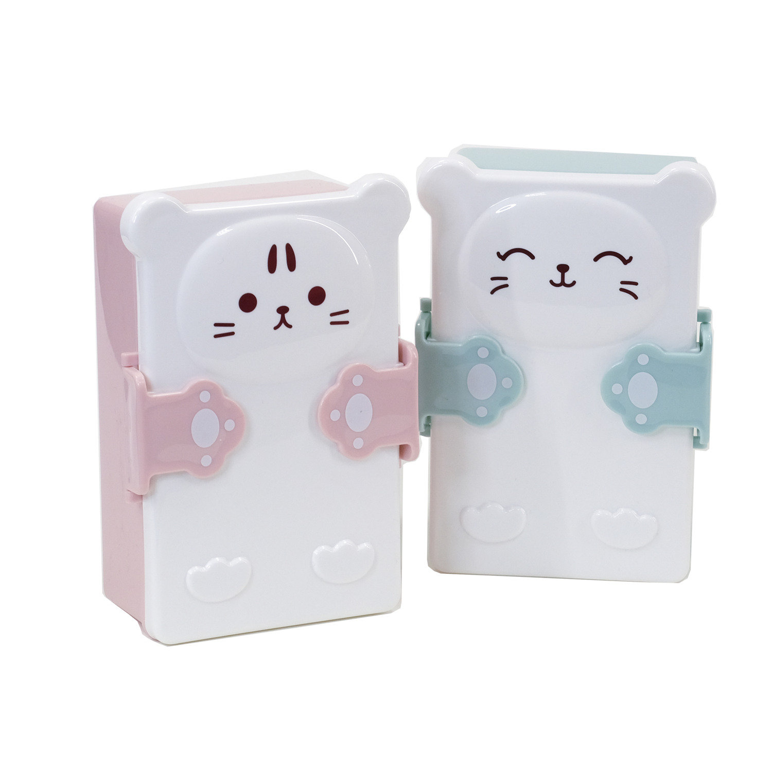 Boîte à goûter Bento pour enfants - Chat Rose - Yuko B.