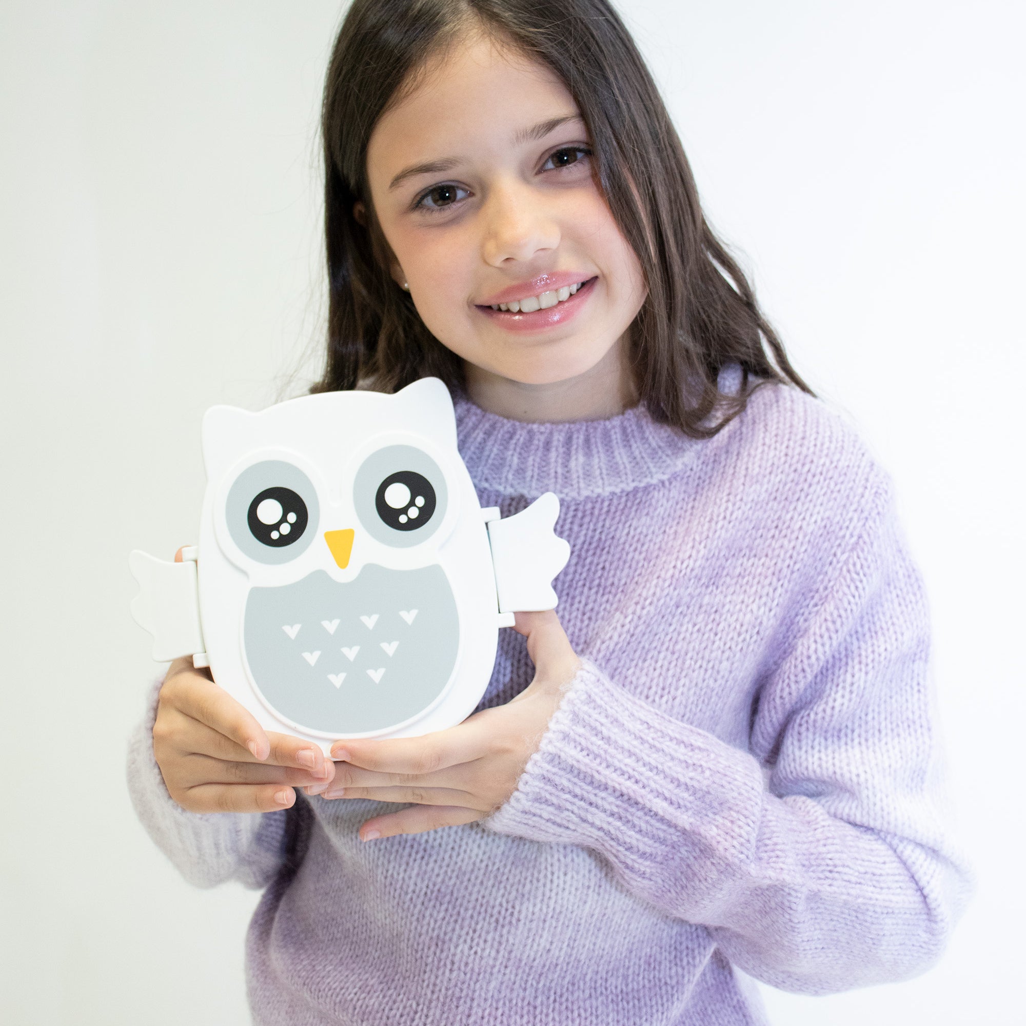 Boite à gouter - Lunchbox hermetique & sans BPA - Chouette Bleu - Yuko B.