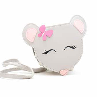 Sac bandoulière animal réglable pour enfant - Sumi la souris - Yuko B.
