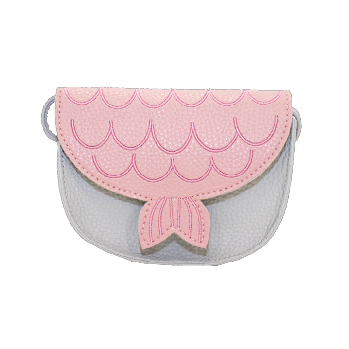 Sac bandoulière réglable animaux pour enfant "la sirène"- Asnee Rose - Yuko B.