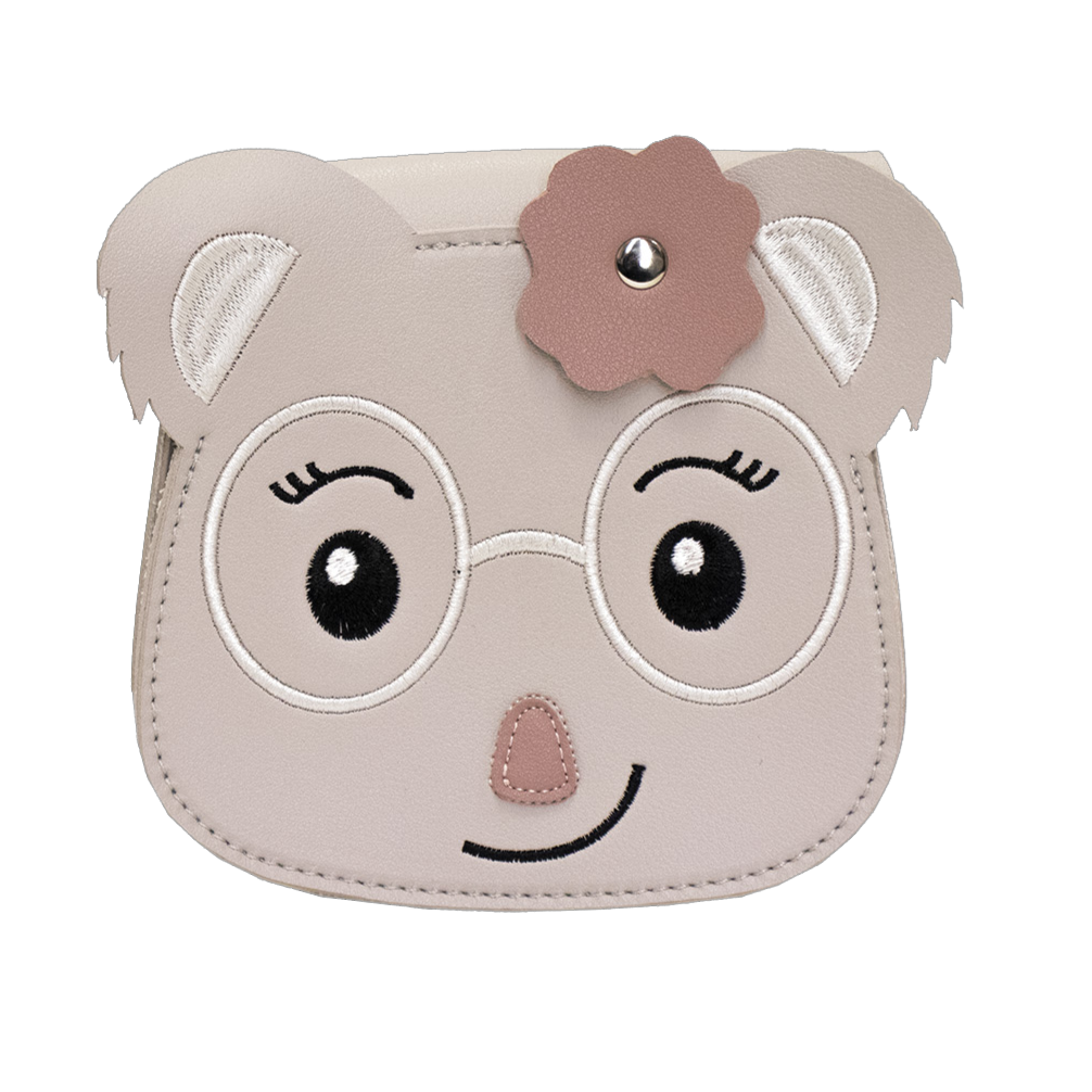 Sac bandoulière enfant - Yori le petit koala Gris - Yuko B.