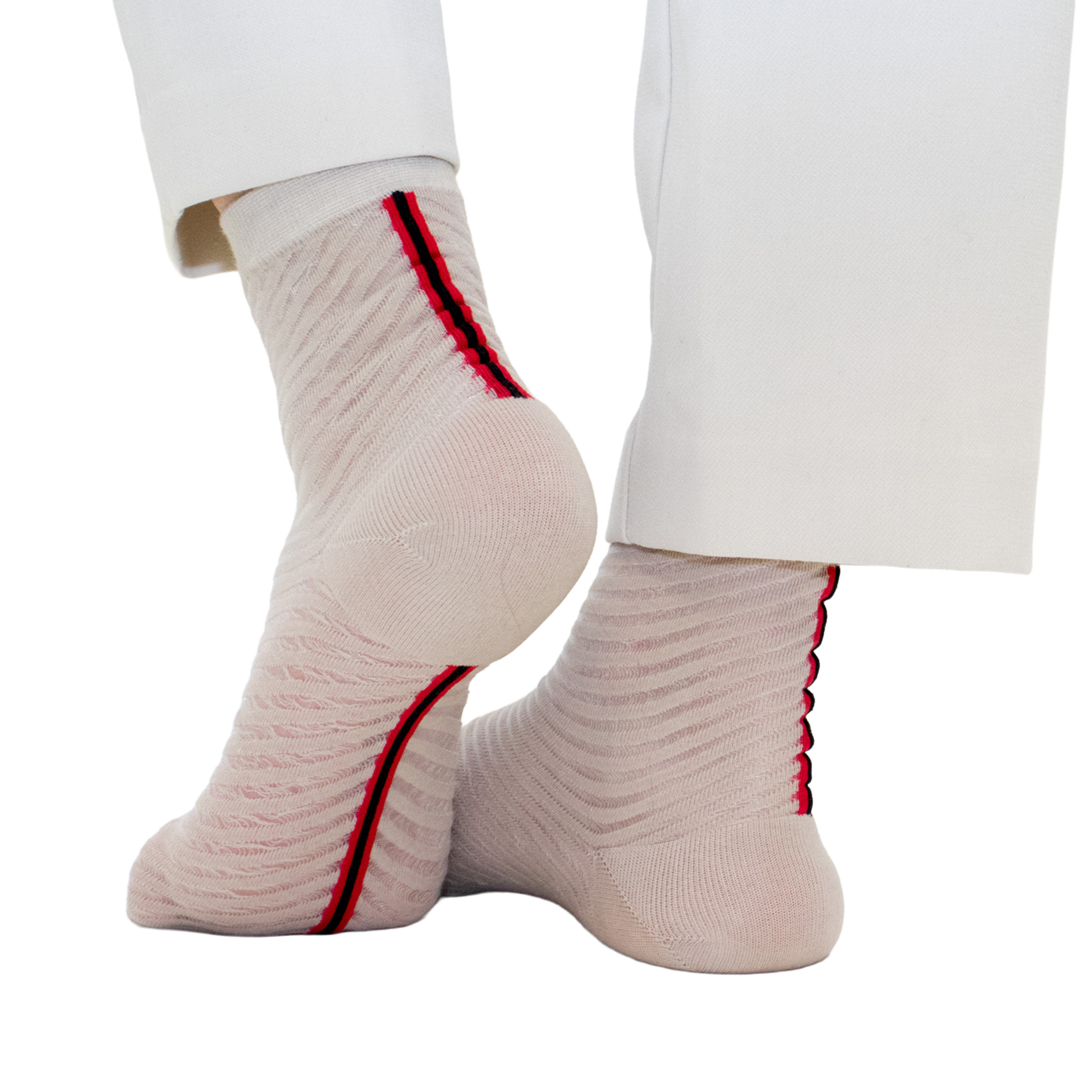 Chaussettes en voile resistant - Be Trendy - Beige — Yuko B.