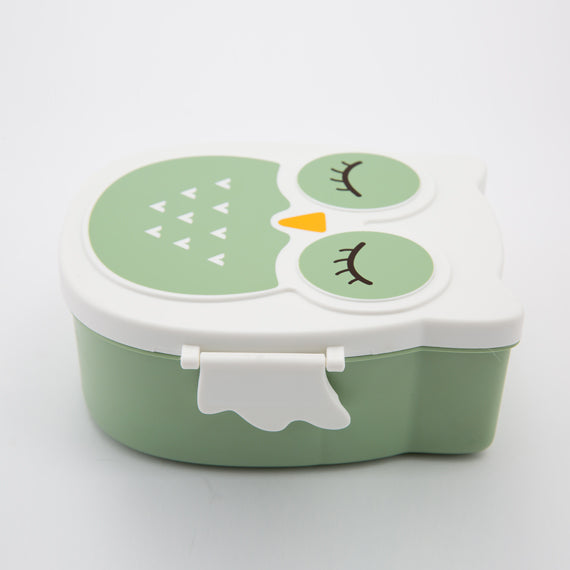 Boite à gouter - Lunchbox Chouette hermetique & sans BPA - Menthe - Yuko B.