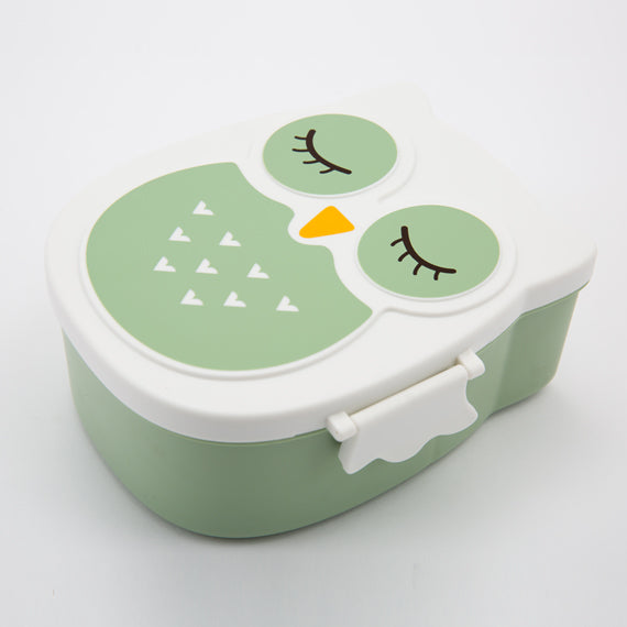 Boite à gouter - Lunchbox Chouette hermetique & sans BPA - Menthe - Yuko B.