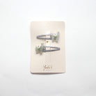 Barrettes à cheveux - Lamas argentés Inca - Yuko B.