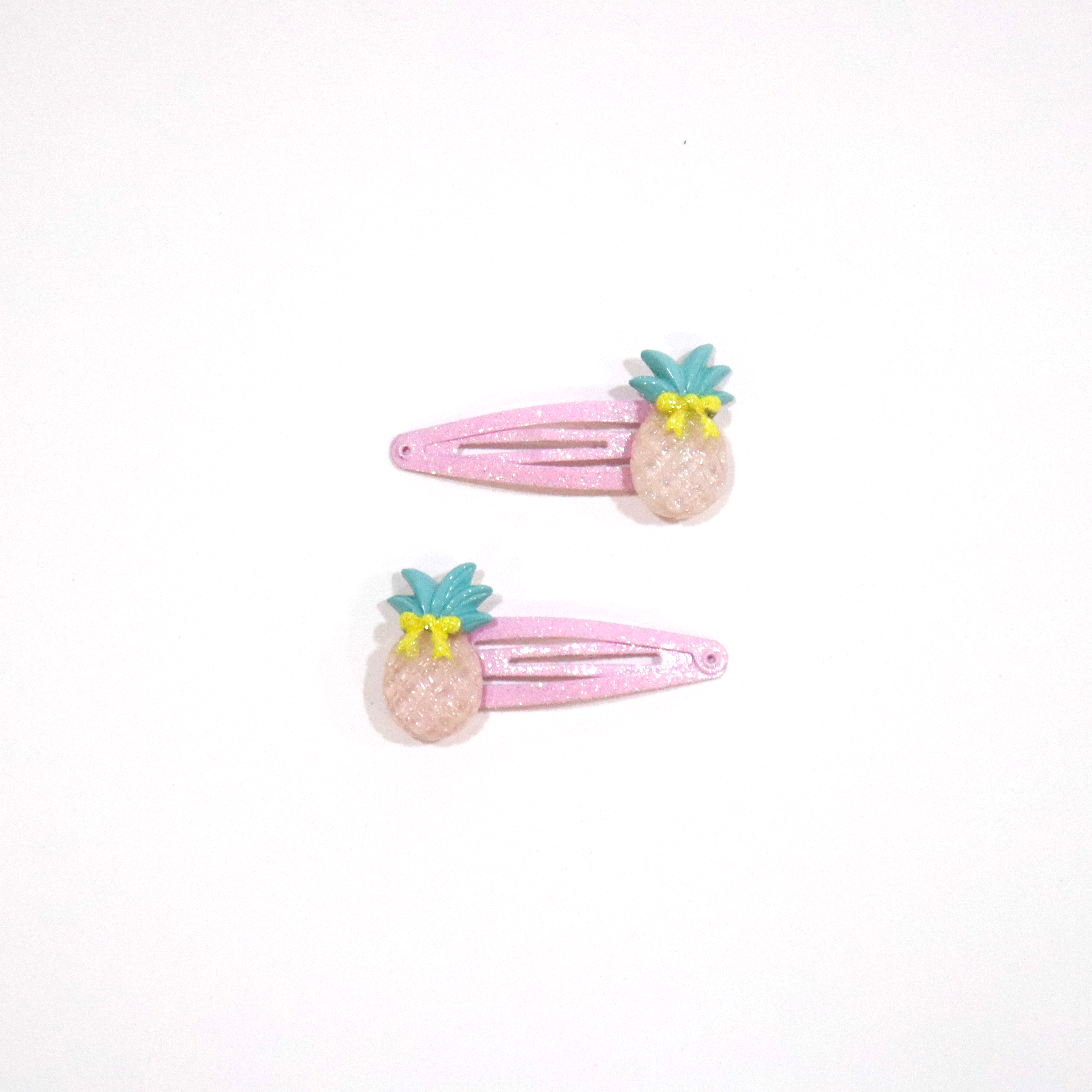 Barrettes à cheveux - Ananas Romantic Pineapples - Yuko B.