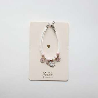 Bracelet cordon pour enfants - Little Elephant - Yuko B.