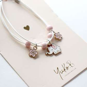 Bracelet cordon pour enfants - Little Elephant - Yuko B.