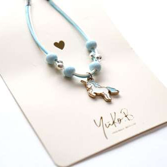 Bracelet en cordon pour enfants - Magical Bleu - Yuko B.