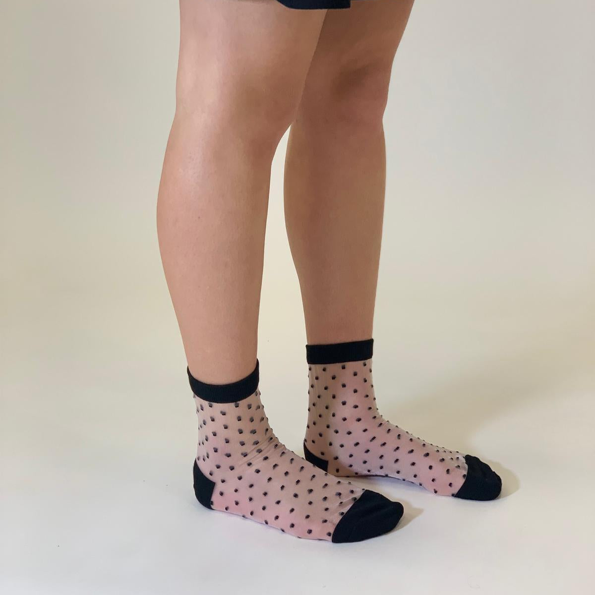 Chaussettes en voile resistant - Be Plumeti - Black - Yuko B.