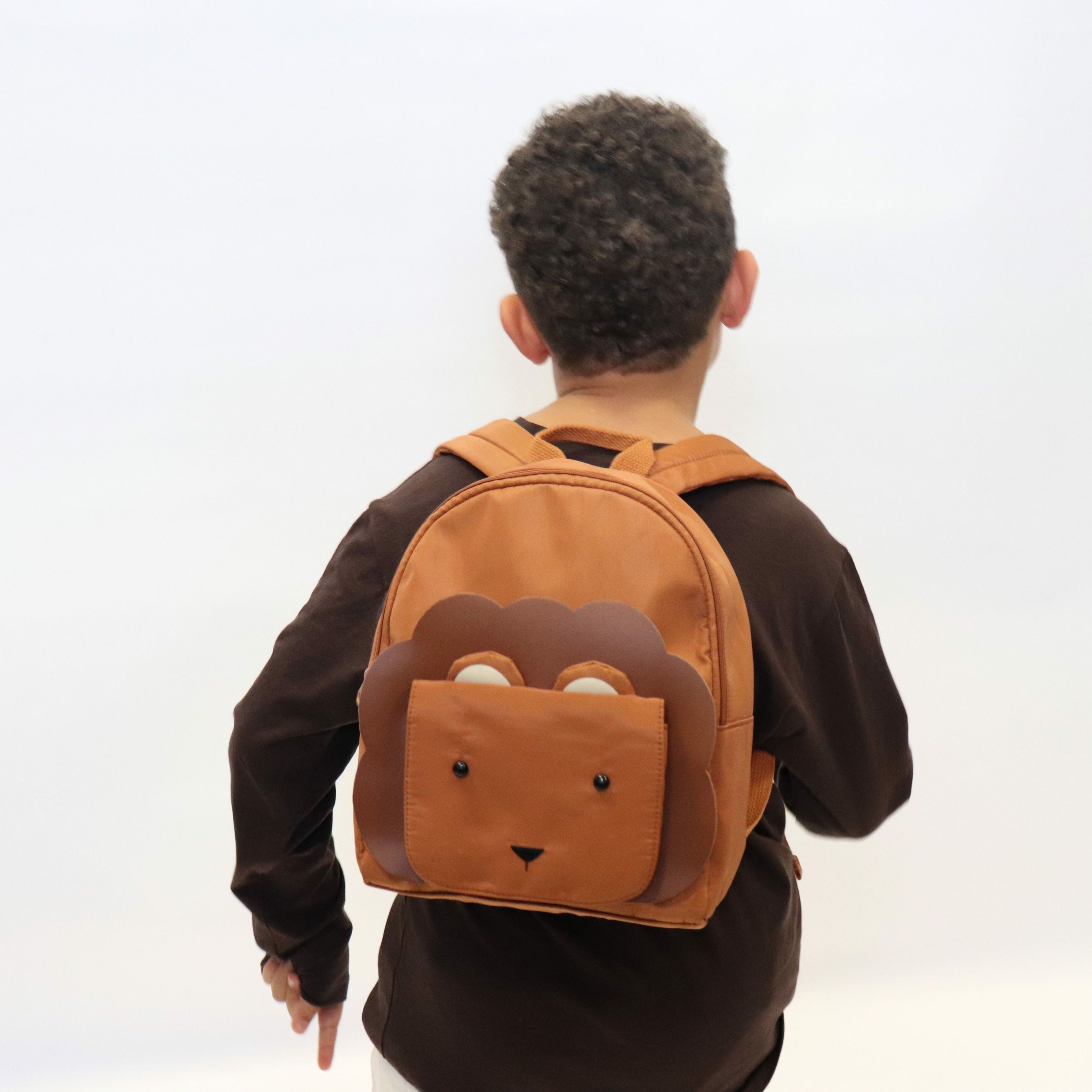 Sac à dos mode animaux pour enfant le lion - MEERA Bronze - Yuko B.