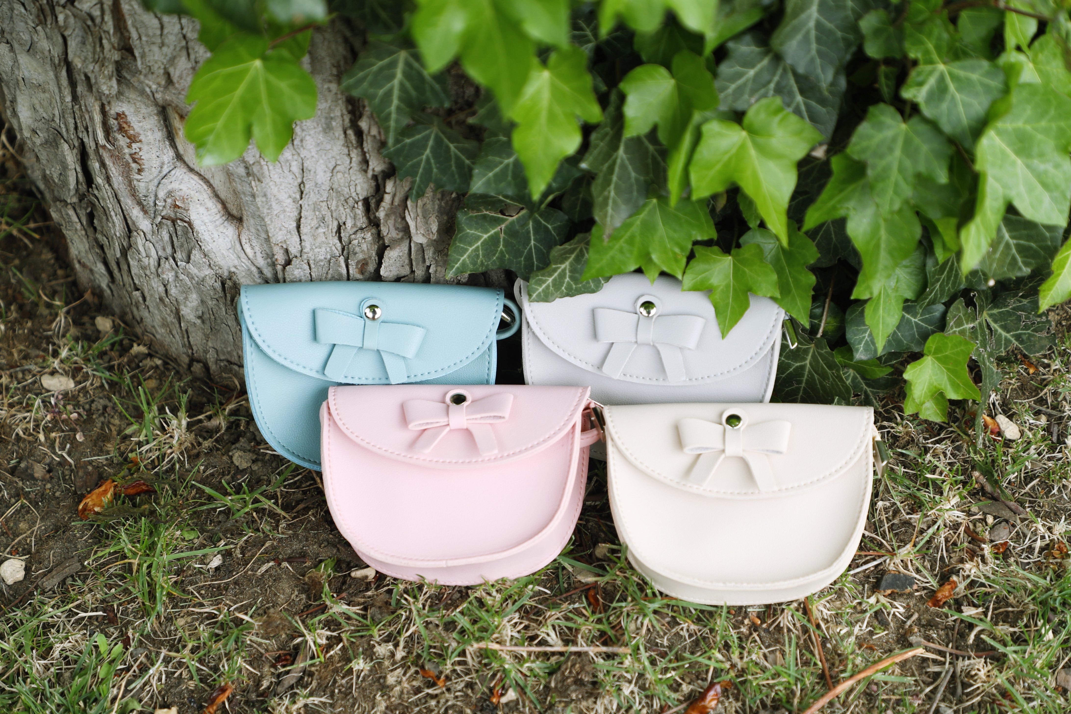 Sac bandoulière enfant - Louise Beige - Yuko B.