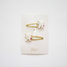Barrettes à cheveux - Licornes dorées Steller - Yuko B.