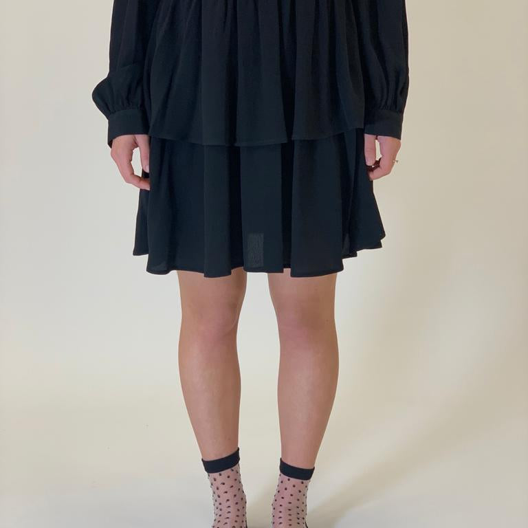 Chaussettes en voile resistant - Be Plumeti - Black - Yuko B.