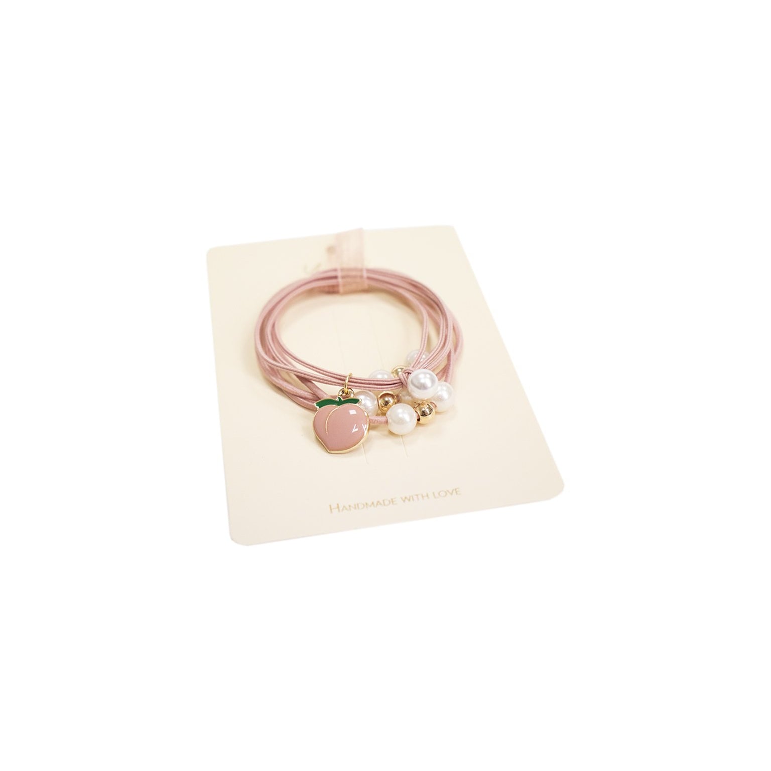 Élastiques cheveux + bracelets - Peach and cream bands - Yuko B.