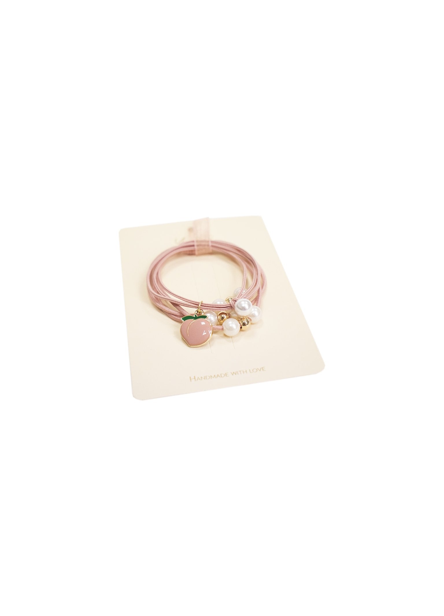 Élastiques cheveux + bracelets - Peach and cream bands - Yuko B.