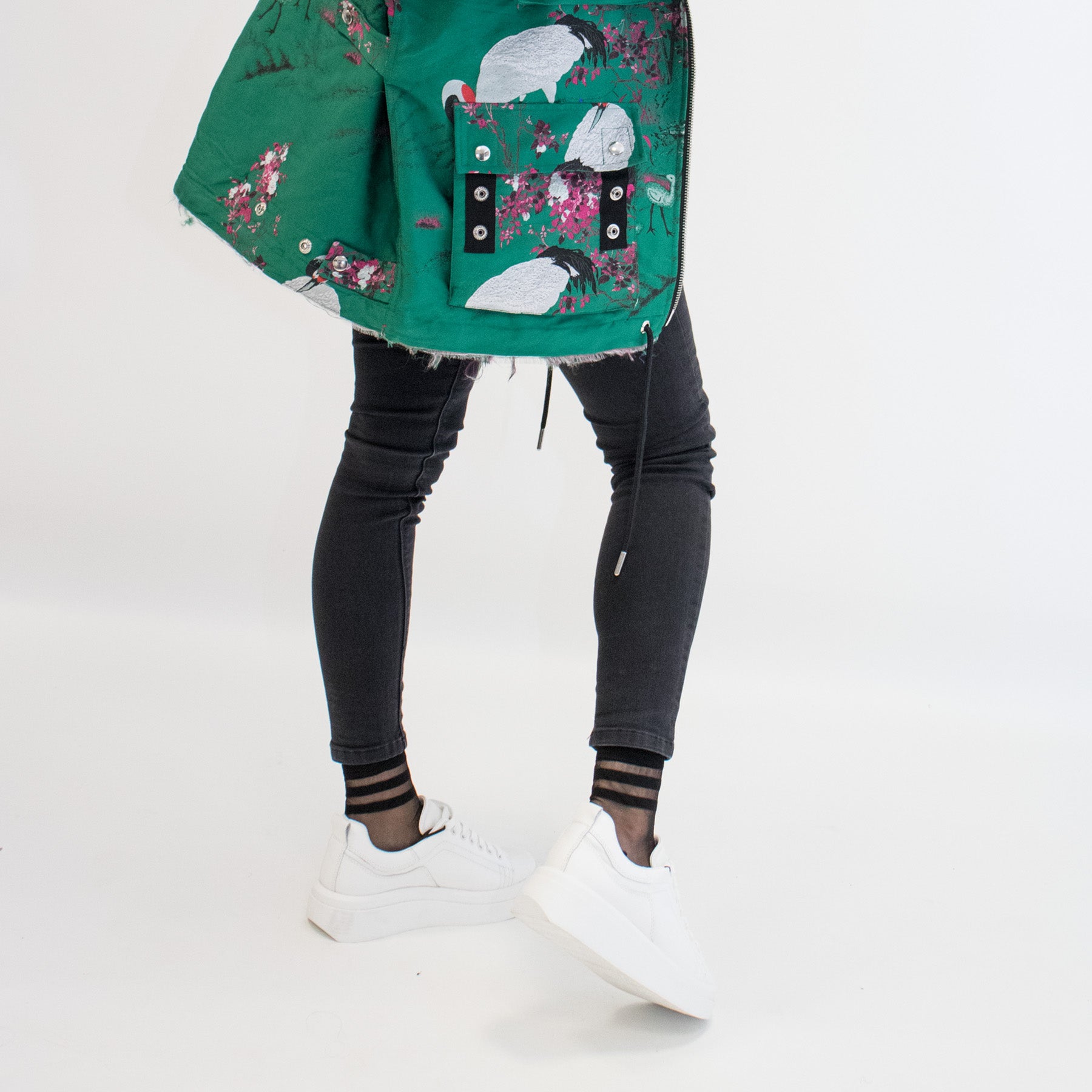 Chaussettes en voile transparant resistant - Be a Neo Queen - Black - Yuko B.