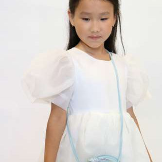 Sac bandoulière Lulli le petit poisson bleu pailleté - Yuko B.