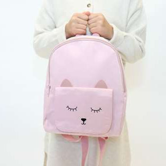 Sac à dos mode animaux pour enfant "petit chaton" Mina - Rose - Yuko B.