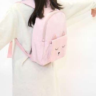 Sac à dos mode animaux pour enfant "petit chaton" Mina - Rose - Yuko B.