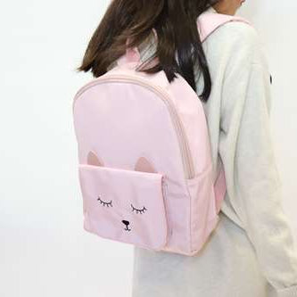 Sac à dos mode animaux pour enfant "petit chaton" Mina - Rose - Yuko B.