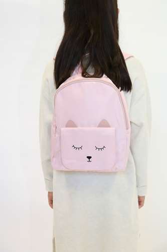 Sac à dos mode animaux pour enfant "petit chaton" Mina - Rose - Yuko B.