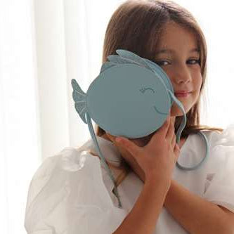 Sac bandoulière Lulli le petit poisson bleu pailleté - Yuko B.