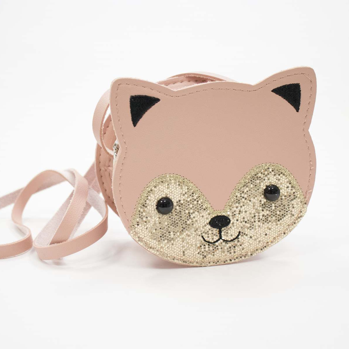 Sac bandoulière enfant - Gaspard le chaton Rose - Yuko B.