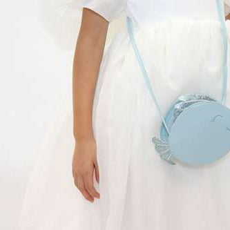 Sac bandoulière Lulli le petit poisson bleu pailleté - Yuko B.